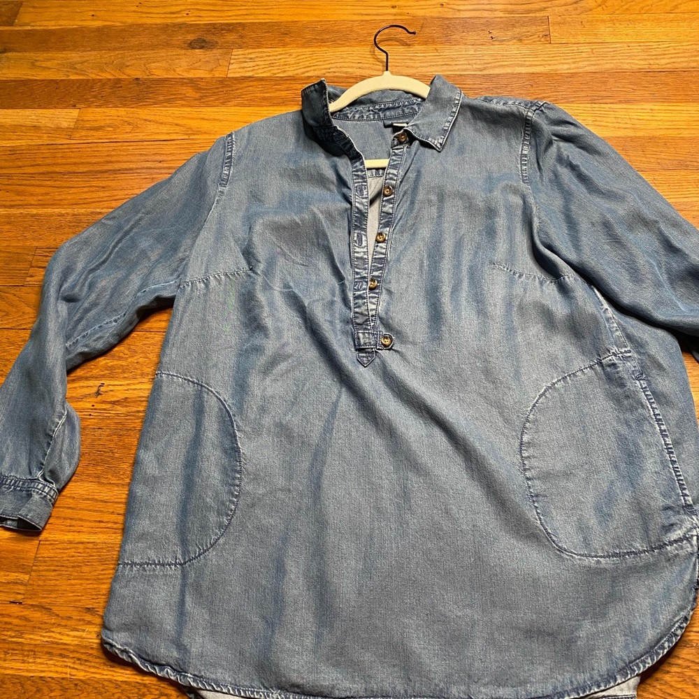 J.Jill denim women’s top - size MP - Picture 3 of 7